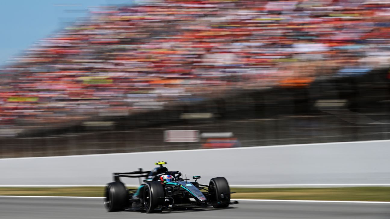 Antonelli retired from 2nd place at Barcelona GP