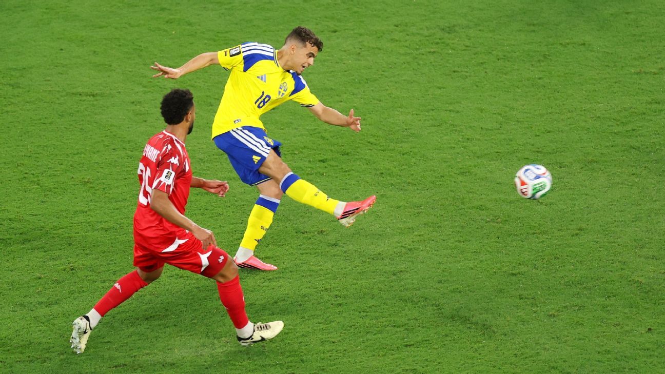 Sweden 5-1 Tunisia: Gyokeres, Isak strike alongsid...