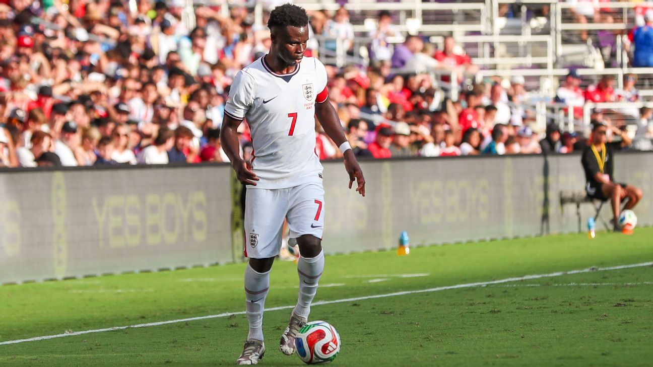 Saka 'ready to go' for WC opener amid injury fear