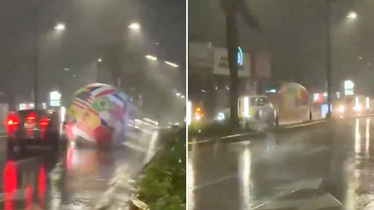 World Cup Daily LIVE: Giant inflatable match ball ...