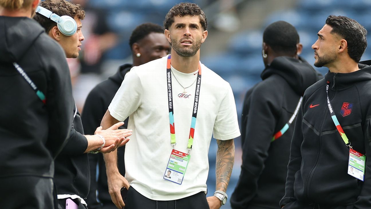 Pulisic (calf) out of USMNT's clash with Australia...