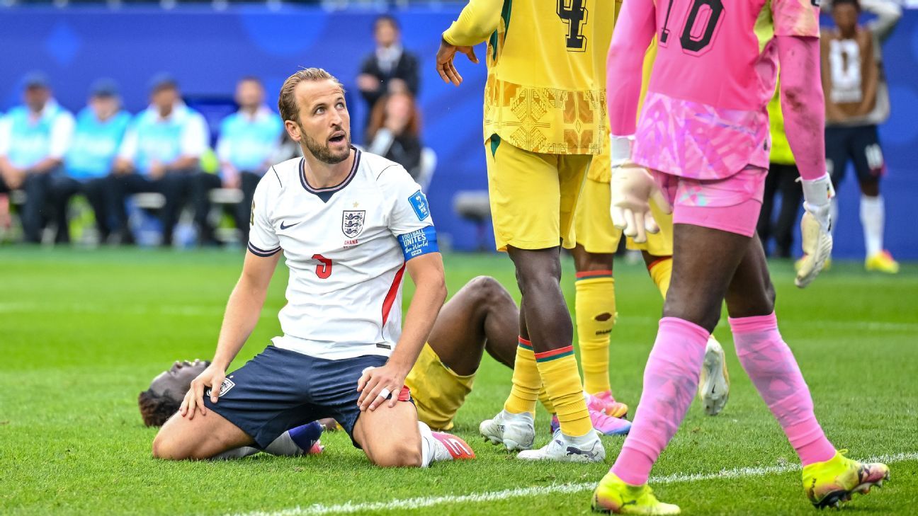 Worries exposed for England as Kane looks lost and...