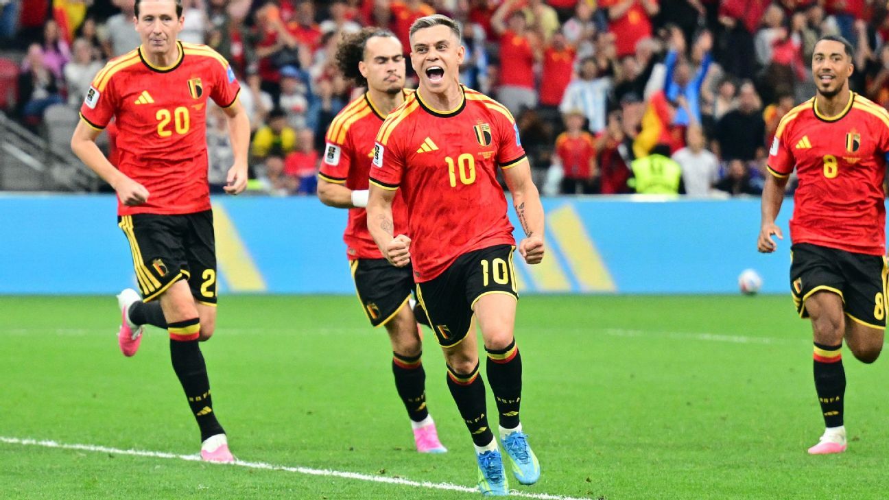Three games in, Belgium have finally kick-started ...