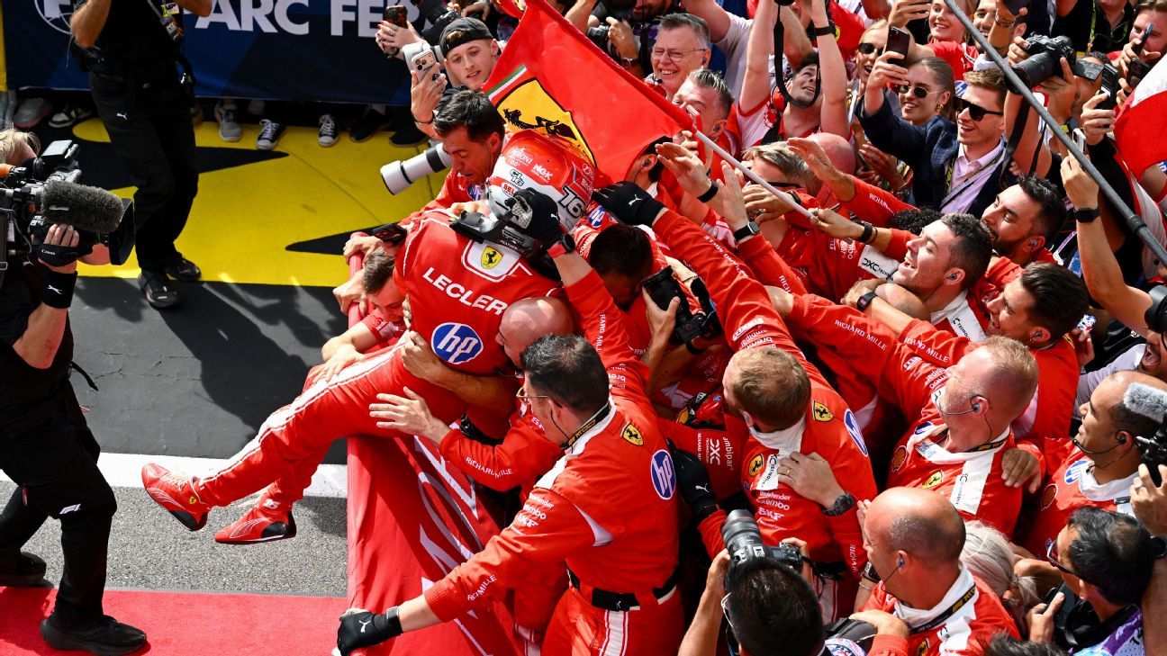 Leclerc: 'Tough times never last' on British GP win