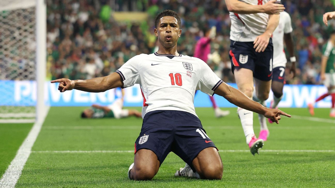 Mexico vs. England player ratings as Jude Bellingham shines in gripping  World Cup clash - ESPN