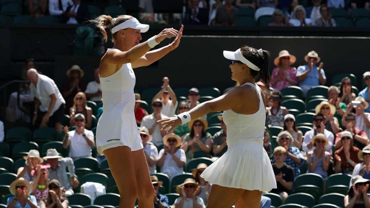 Mladenovic and Guo seize Wimbledon doubles crown