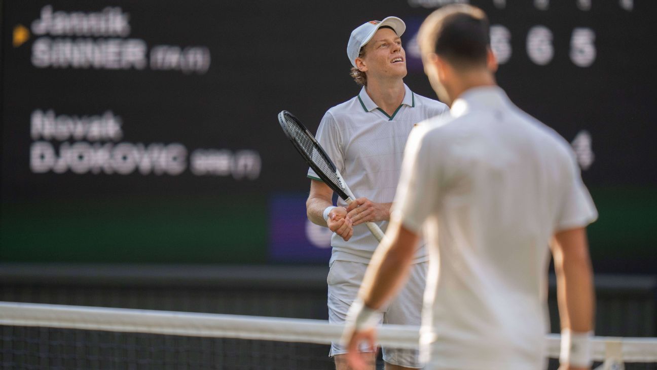 Jannik Sinner e Novak Djokovic desistem do Masters 1000 de Montreal