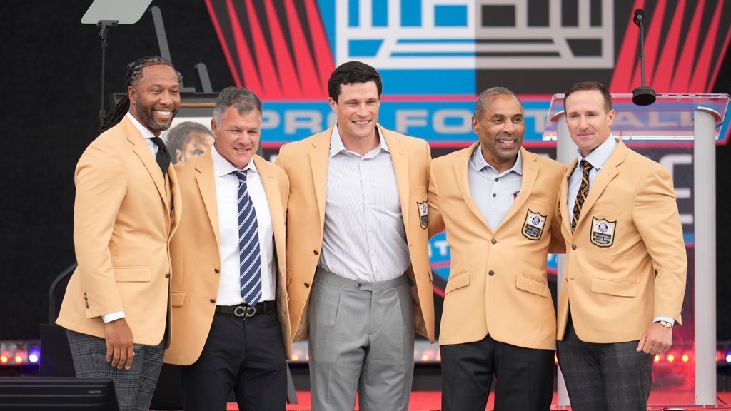 Brees, Fitzgerald, Kuechly enter Hall of Fame