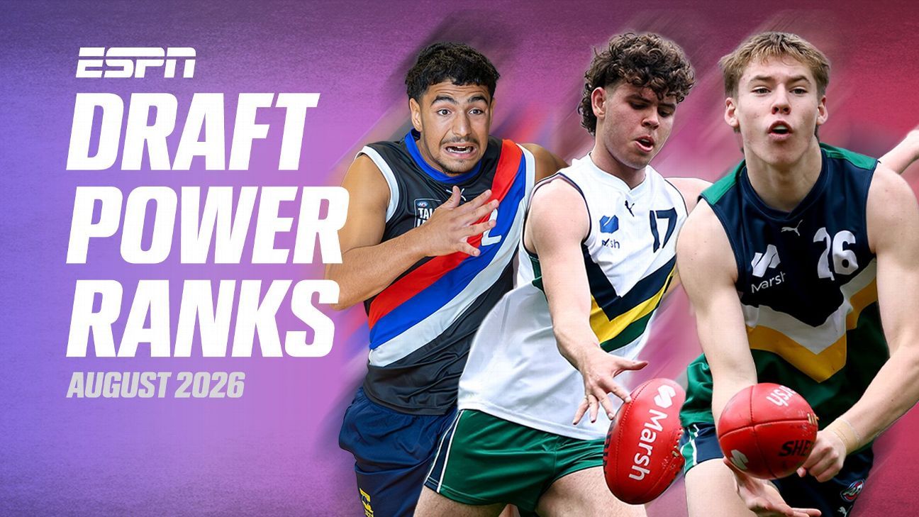 August Draft Power Rankings: Four prospects in the 'pick 1' race