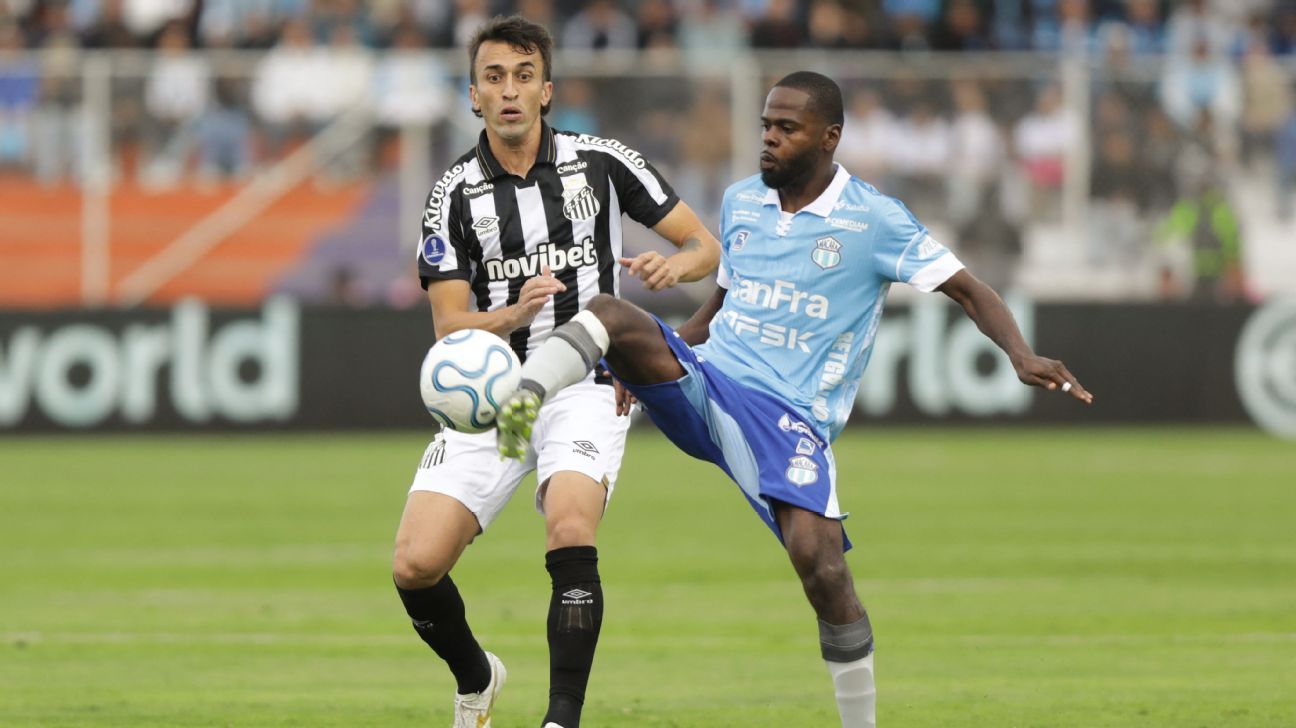 Santos empata com Macará e garante duelo com Atlético-MG nas quartas da Sul-Americana