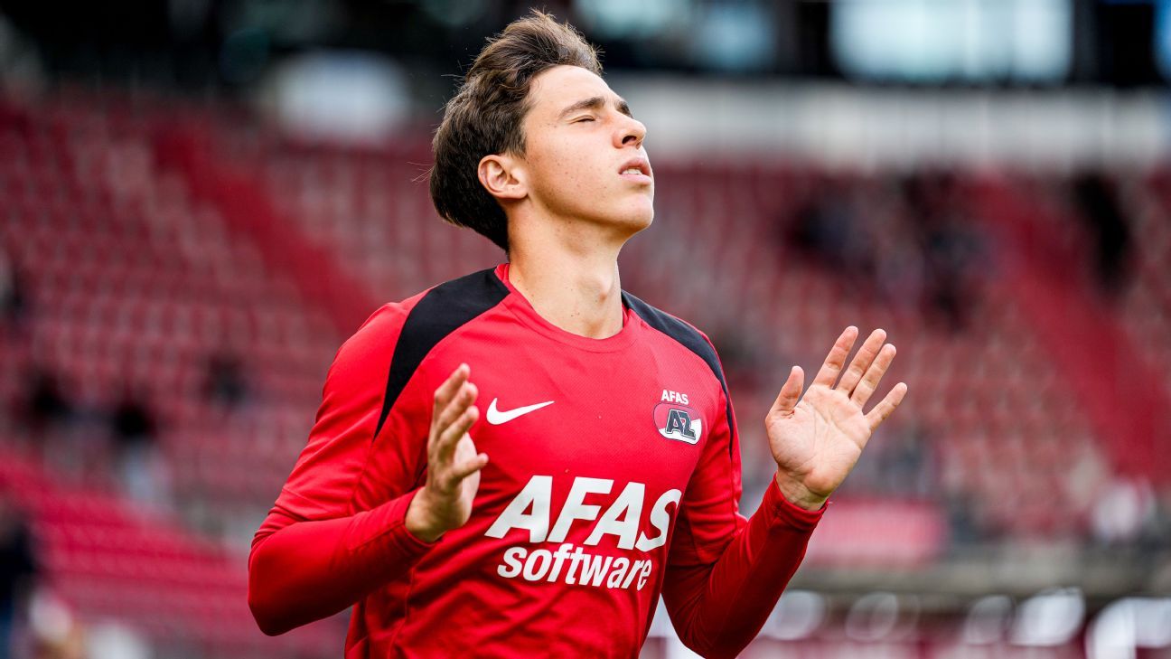 Mateo Chávez destaca con gol y asistencia en goleada del AZ