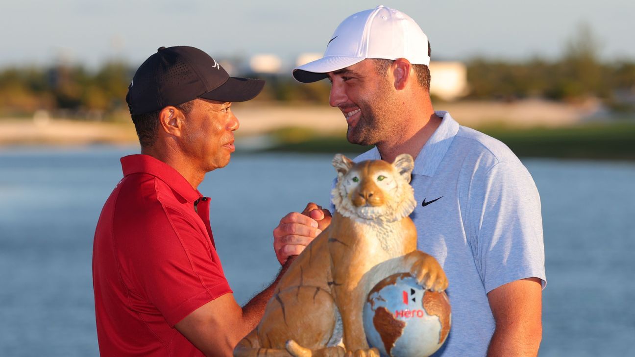 ¿Scottie Scheffler está al nivel de Tiger Woods? La comparación que sorprende al mundo del golf