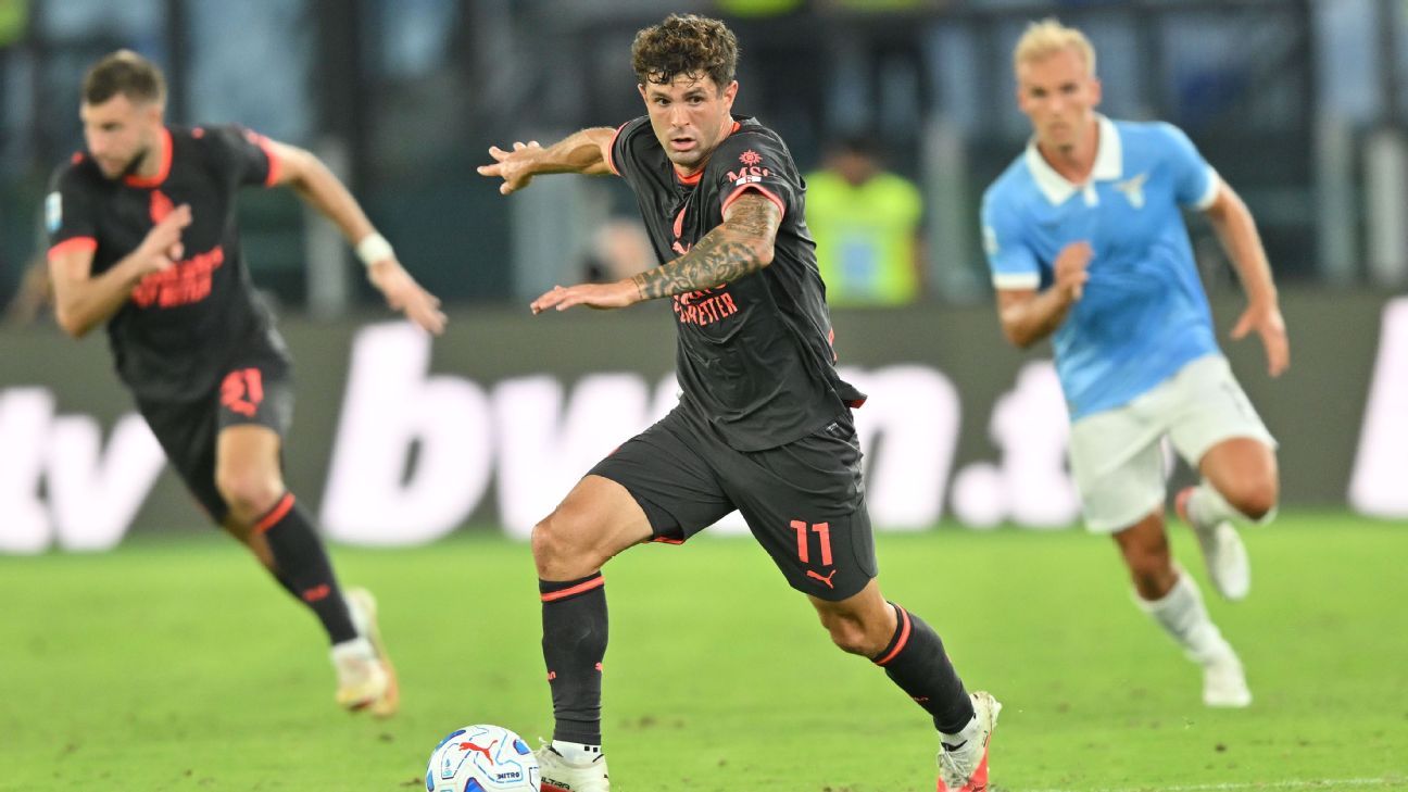 Pulisic gets assist for Milan in 1st game since World Cup