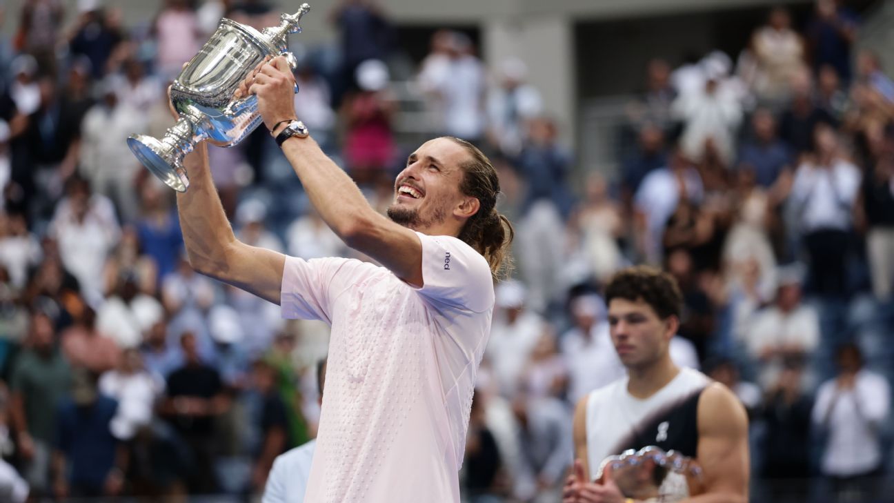 Zverev dashes American hopes, beats Shelton in US Open final for 2nd major