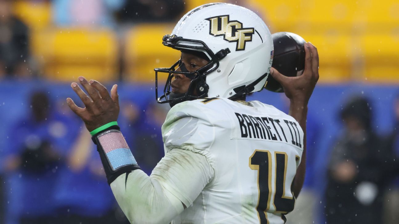 Sources: UCF QB Barnett to miss multiple weeks