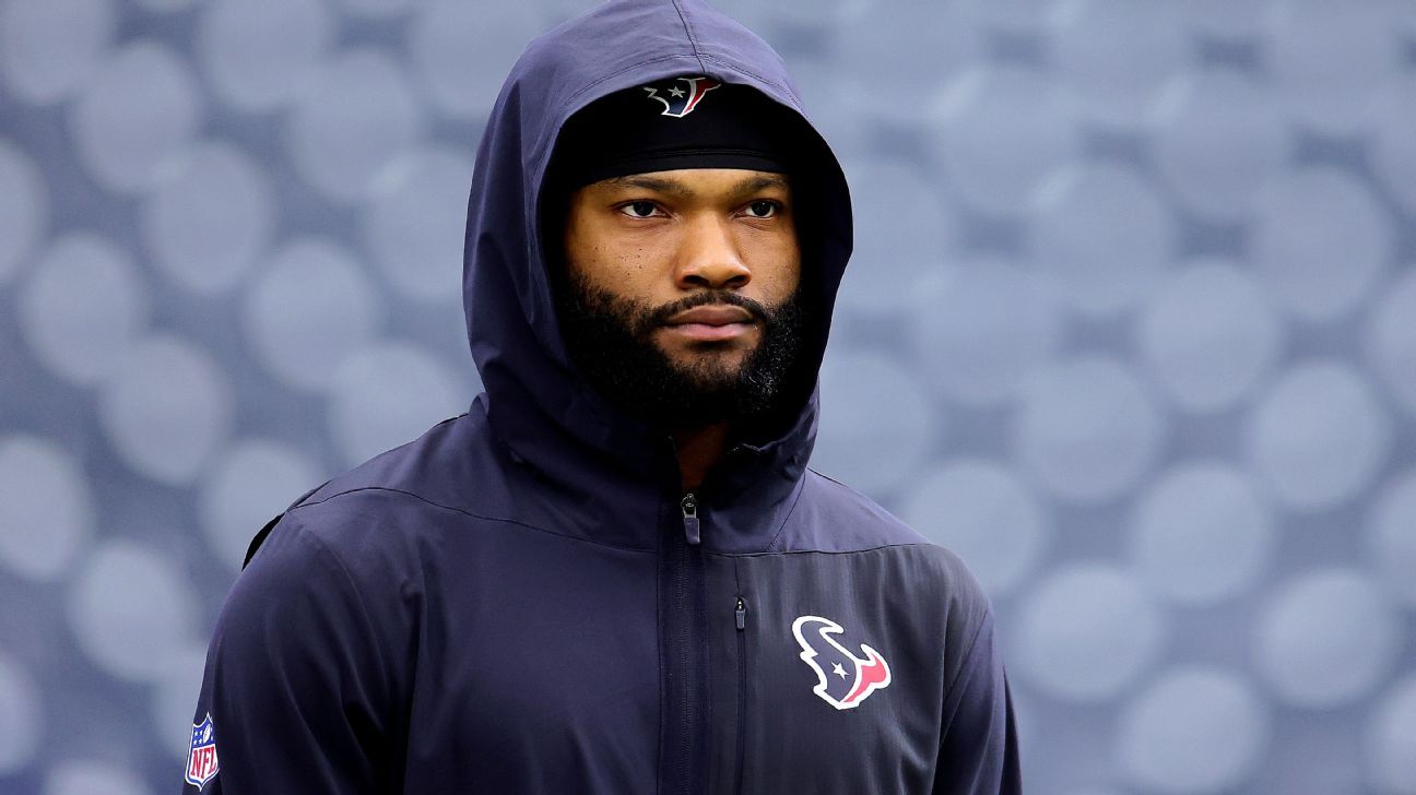 Texans: Collins no jugará vs. Bengals por lesión