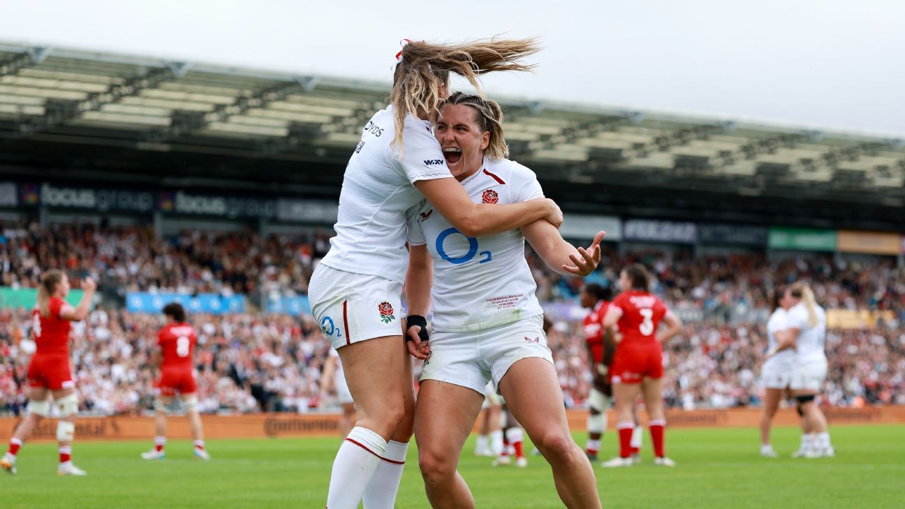 England 26-26 Canada: Red Roses' 39-game winning run ends after hectic ...