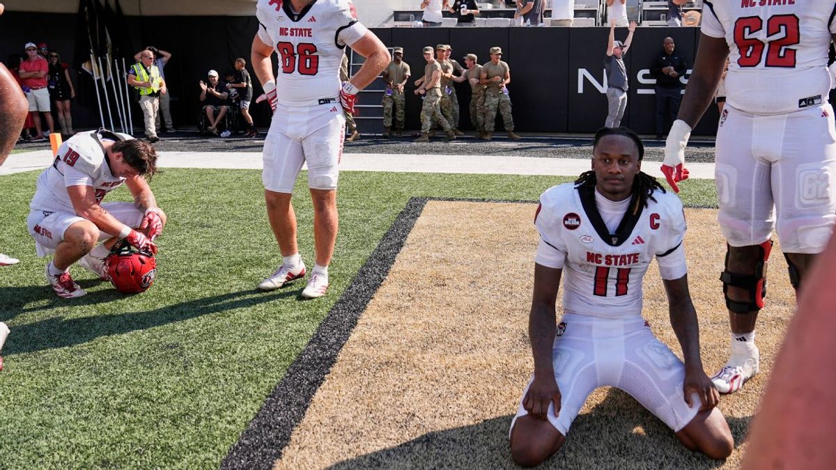 NC State QB Bailey, addressing costly fumble, says he was trying to run out clock