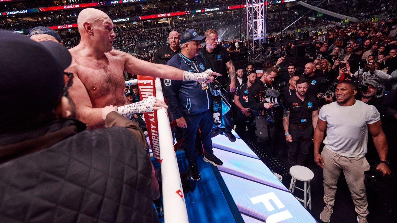 Tyson Fury Claims Anthony Joshua Fight is in Danger of Being Called Off
