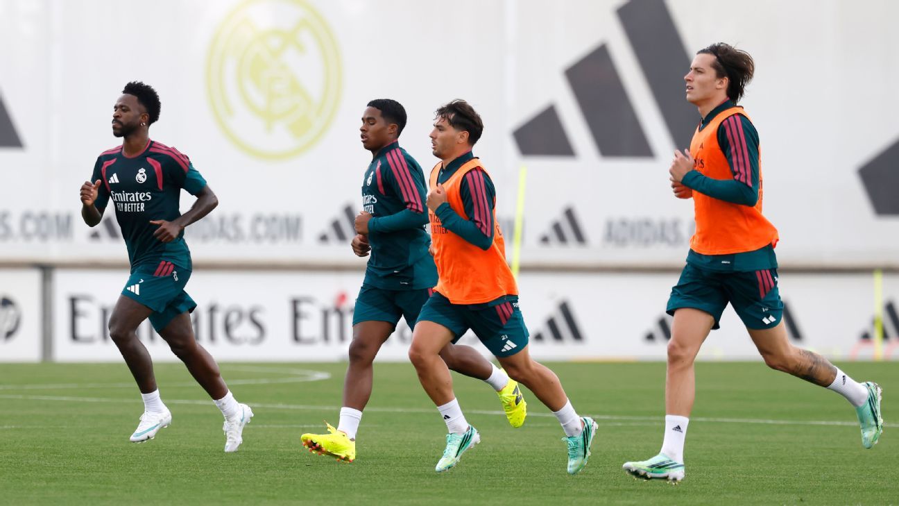 Real Madrid: Vini, Brahim y otros convocados entrenan