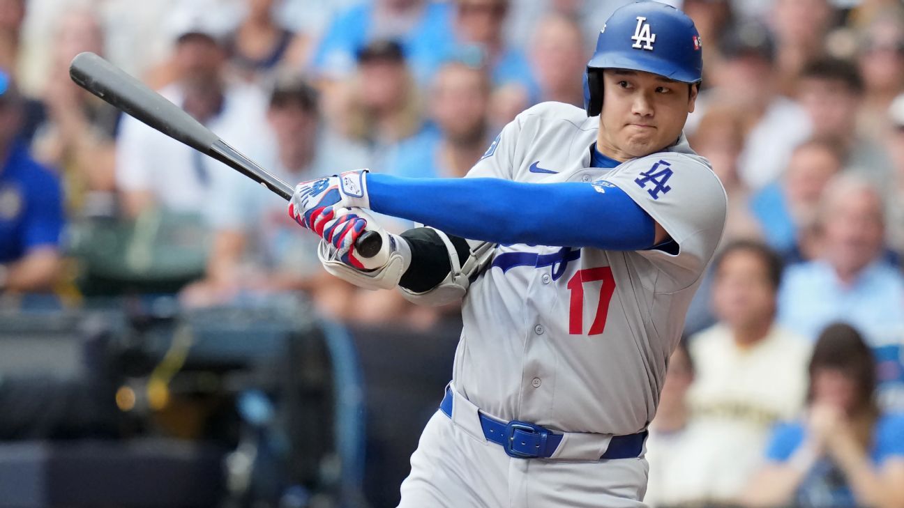 Ohtani estará en alineación de Dodgers en J3 vs. Brewers