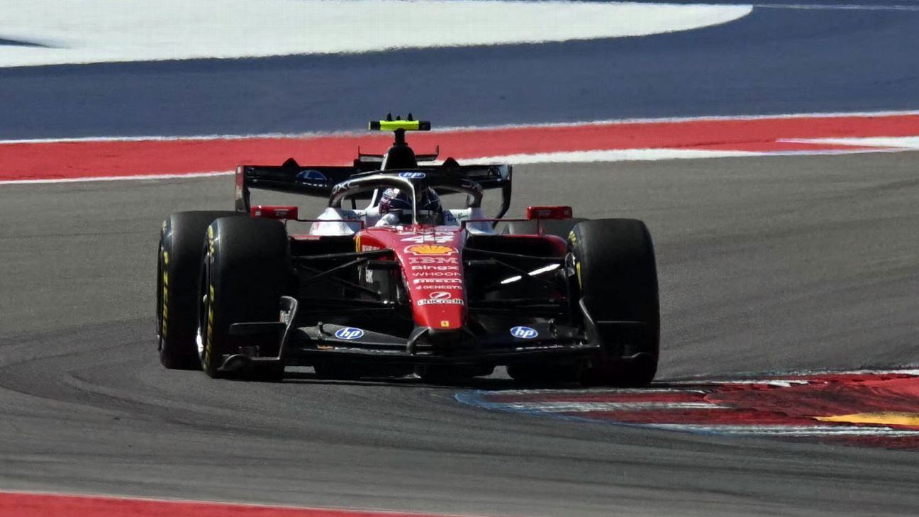 Hamilton leads final practice at United States Grand Prix