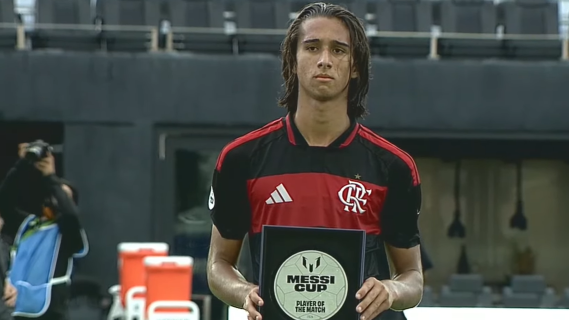 Flamengo abre a Messi Cup com empate contra o Cornellà