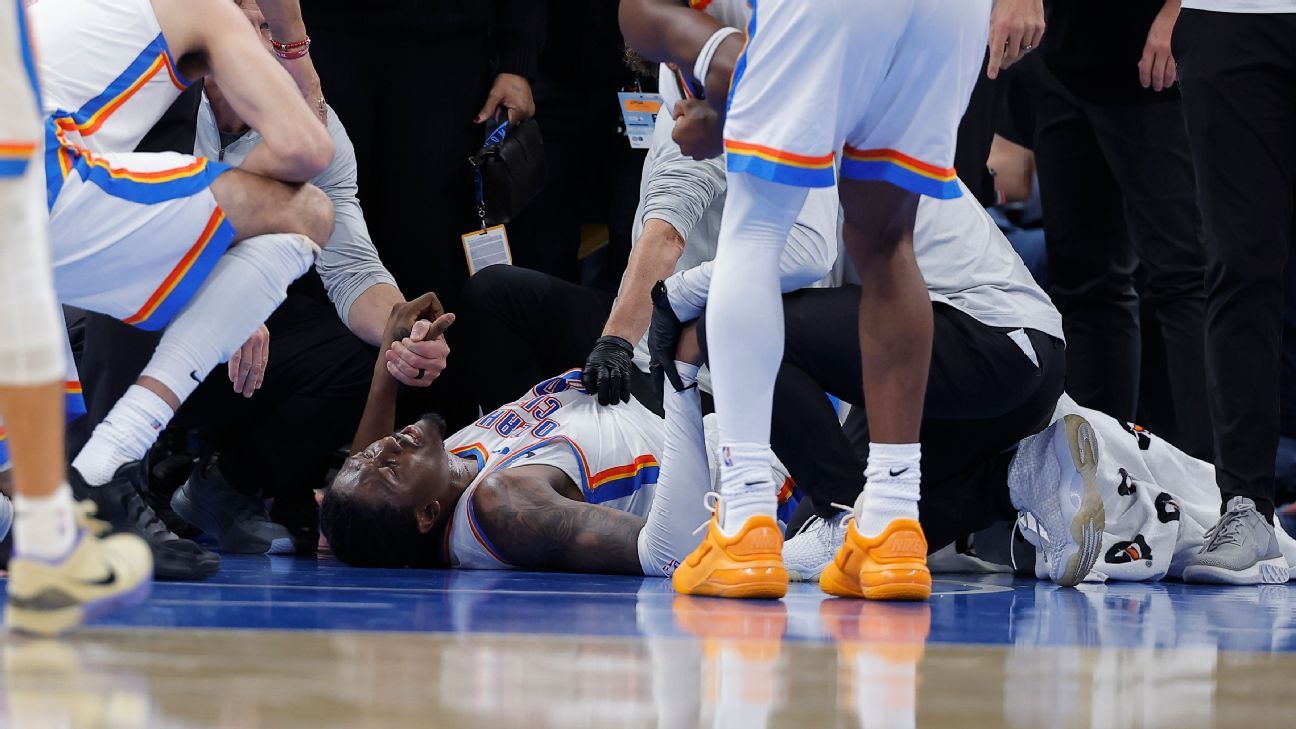 Thunder G Jalen Williams taken off with significant injury - ESPN