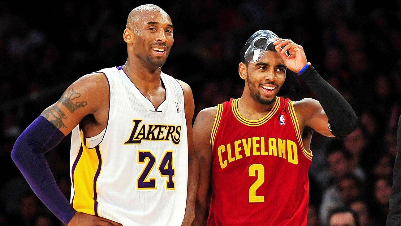 Kyrie Irving and Vanessa Bryant support changing NBA logo in Kobe Bryant