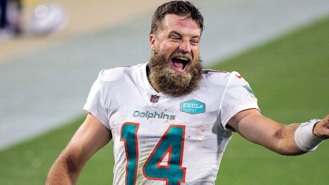 Washington soccer team Ryan Fitzpatrick agrees to free agent agreement, says source