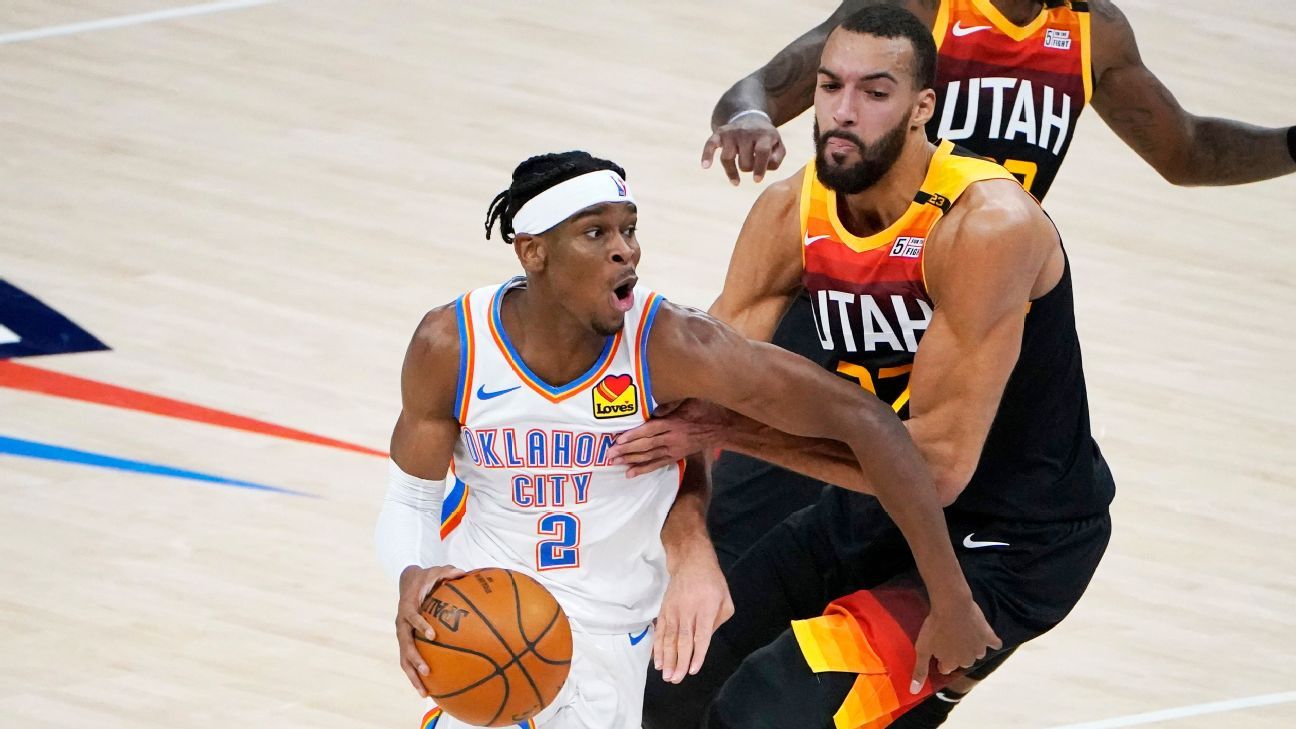 Donovan Mitchell and Rudy Gobert reflect after winning the Utah Jazz in exchange for OKC