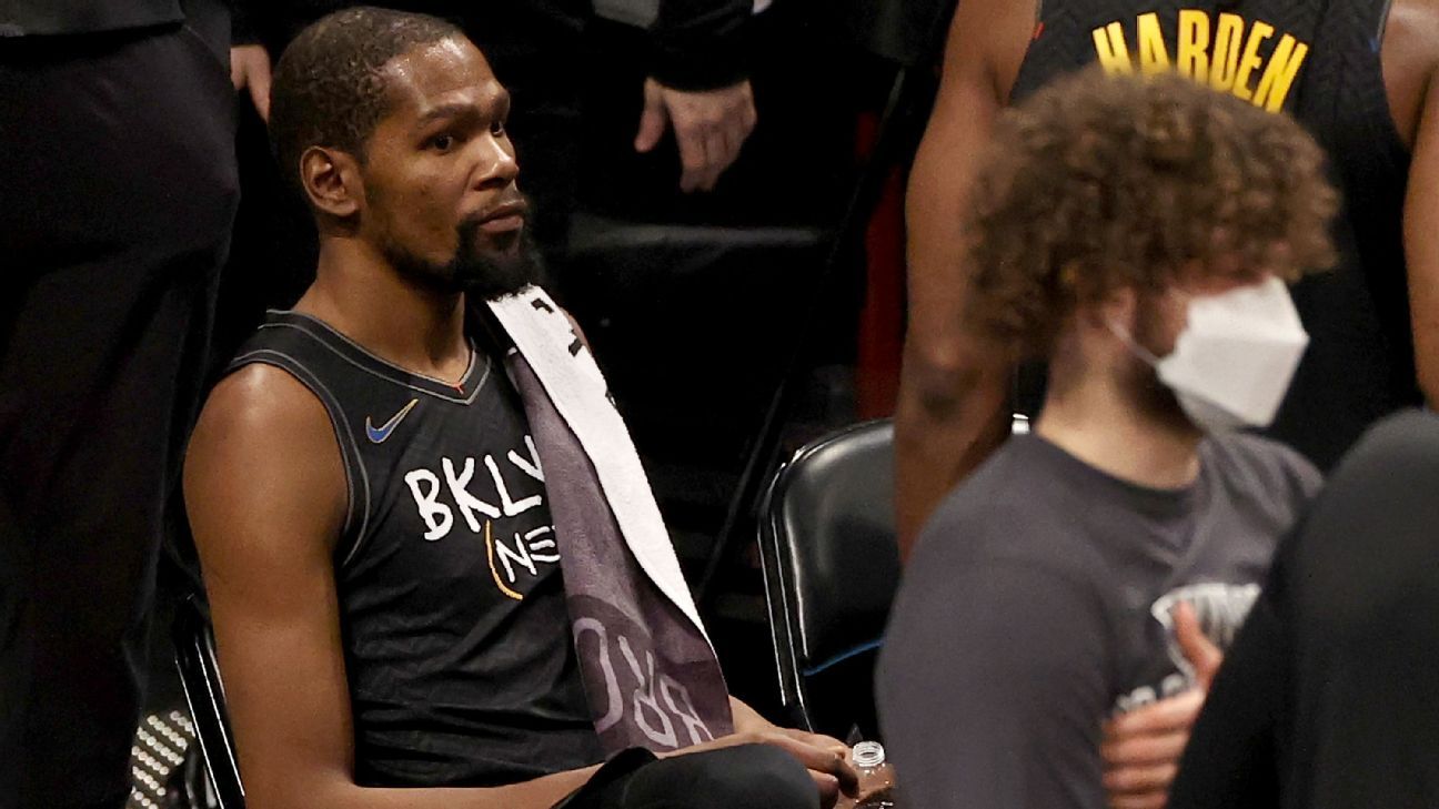 Brooklyn Nets star Kevin Durant will miss at least two games with a thigh muscle