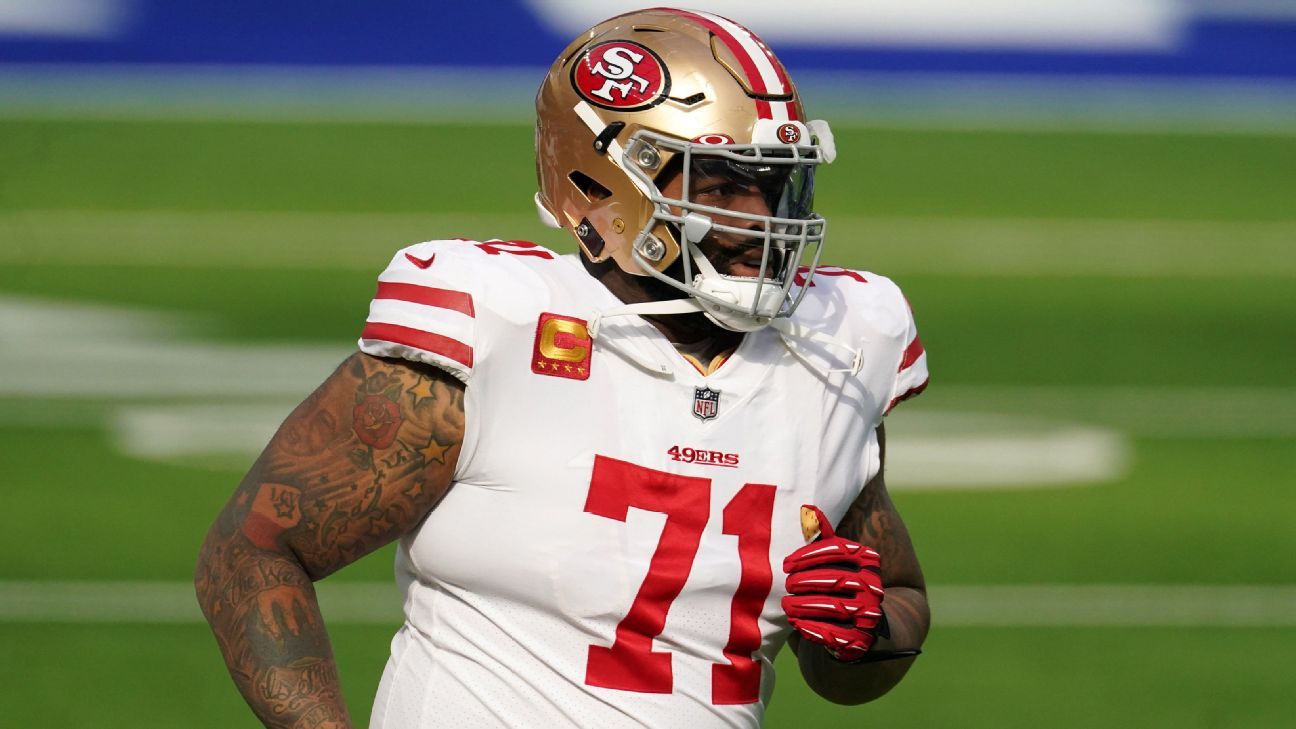 Improving health of 49ers dampened by Trent Williams’ injury