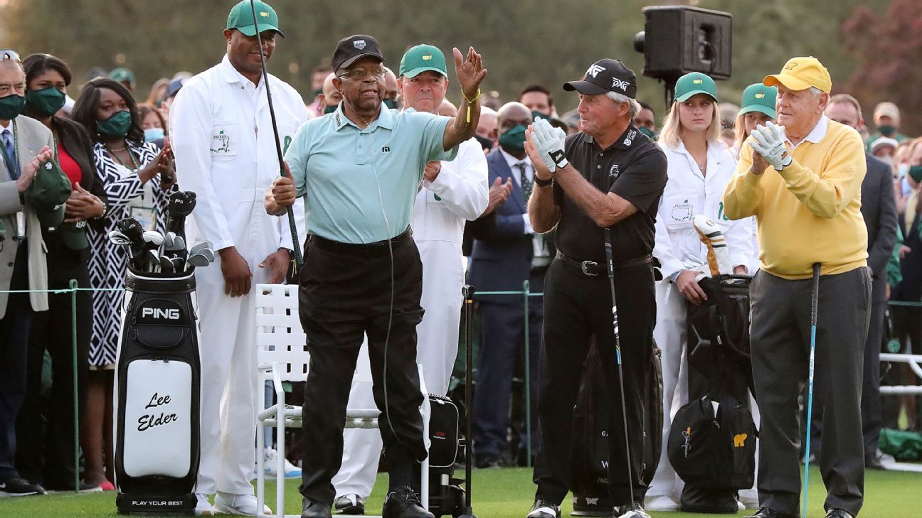 Lee Elder joins Jack Nicklaus, Gary Player to open Masters