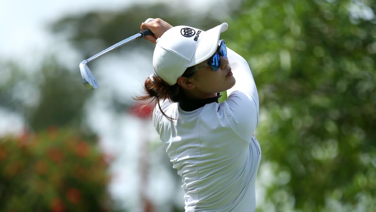 Lin makes late eagle to take LPGA lead in Texas