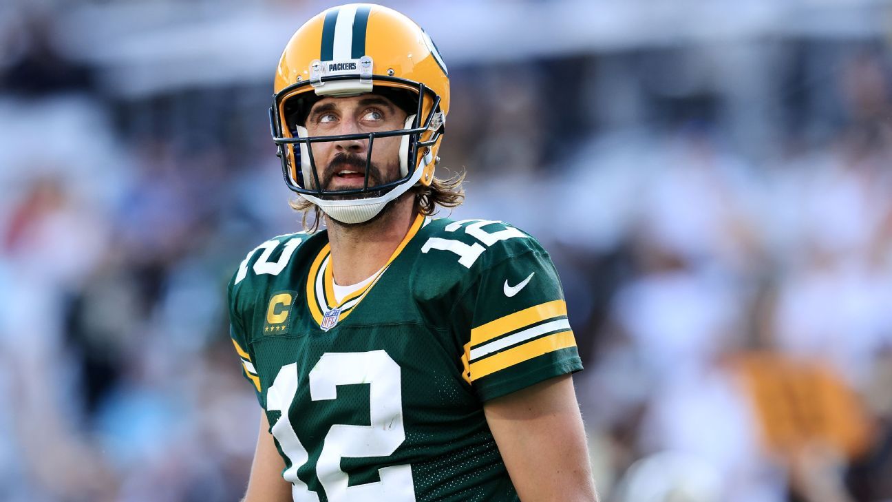 Aaron Rodgers says Green Bay Packers would be ‘in big trouble’ if they ‘freak out’ over one loss