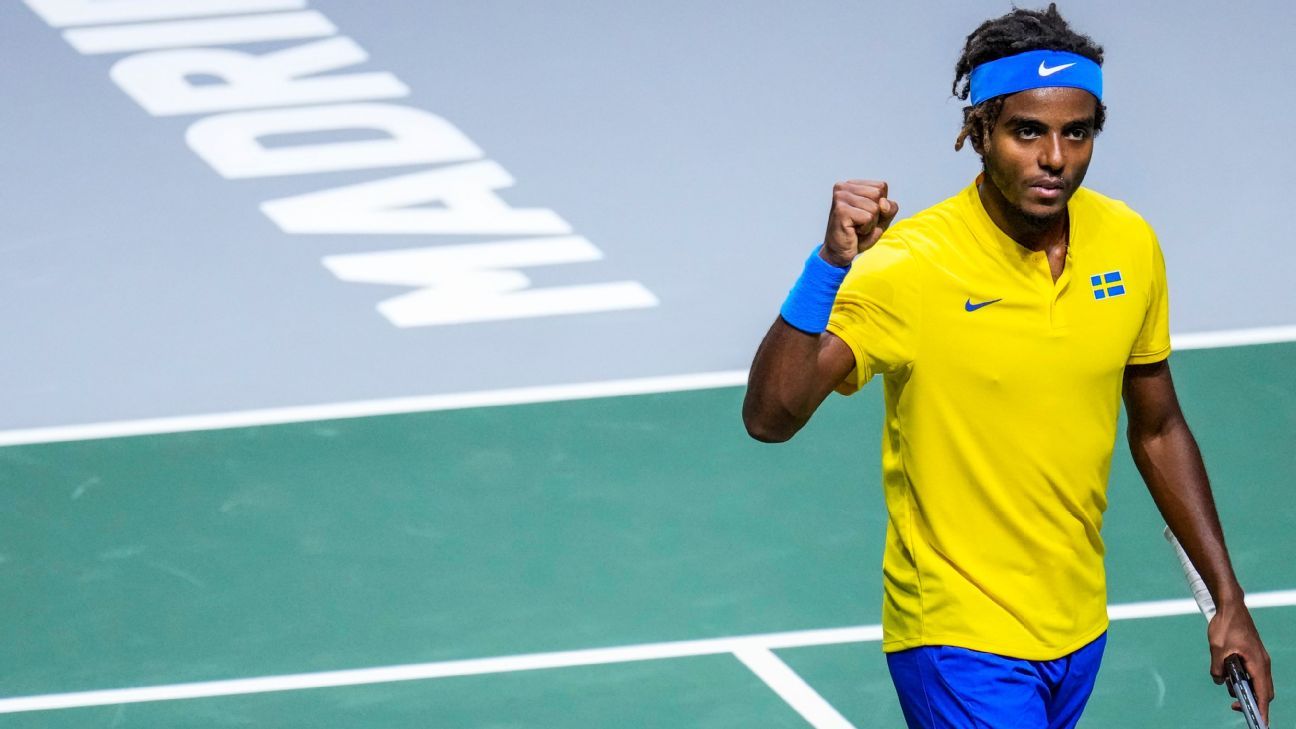 The Ymer brothers help Sweden stun Canada in the Davis Cup playoffs