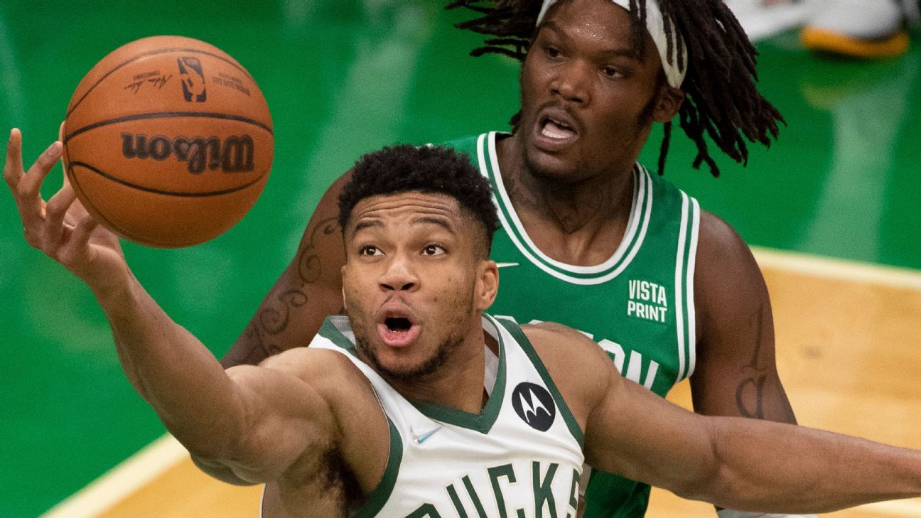 Giannis Antetokounmpo menyelesaikan protokol NBA;  status untuk Boston Celtics-Milwaukee Bucks belum ditentukan, sumber mengatakan