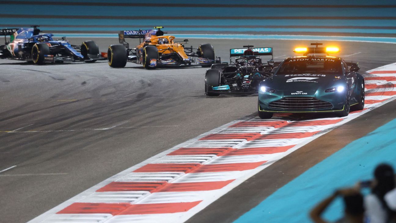 Formula Satu mengubah aturan safety car untuk mencegah terulangnya GP Abu Dhabi 2021