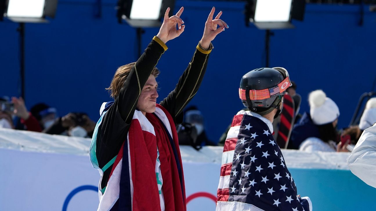 Norway’s Birk Ruud wins freestyle skiing big air event at Beijing Olympics; American Colby Stevenson grabs silver