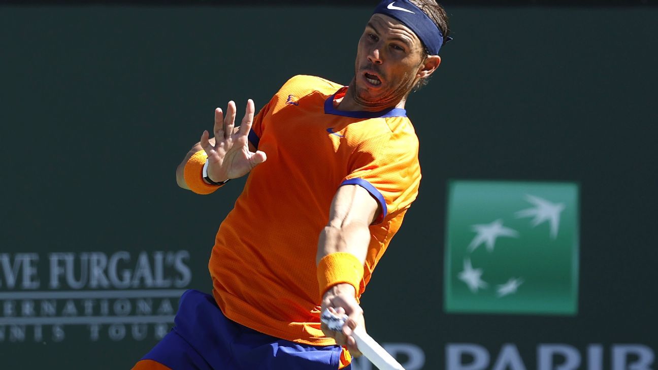Rafael Nadal moves to 17-0 after notching ‘an important victory’ over Daniel Evans at Indian Wells