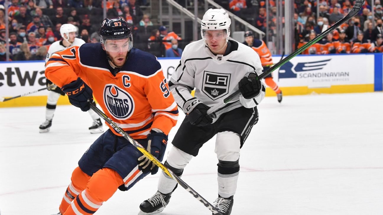 NHL playoff watch: Pacific contenders clash as Kings visit Oilers