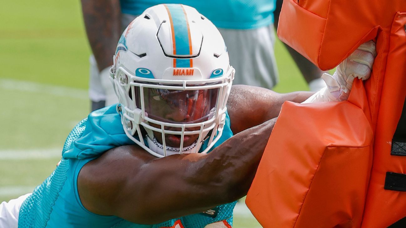 <div>'Keep trying to dominate': Dolphins front seven want to stay among NFL's best</div>