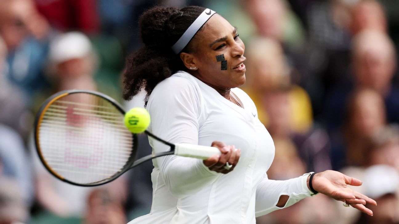 Serena Williams loses 1st-round match at Wimbledon to Harmony Tan