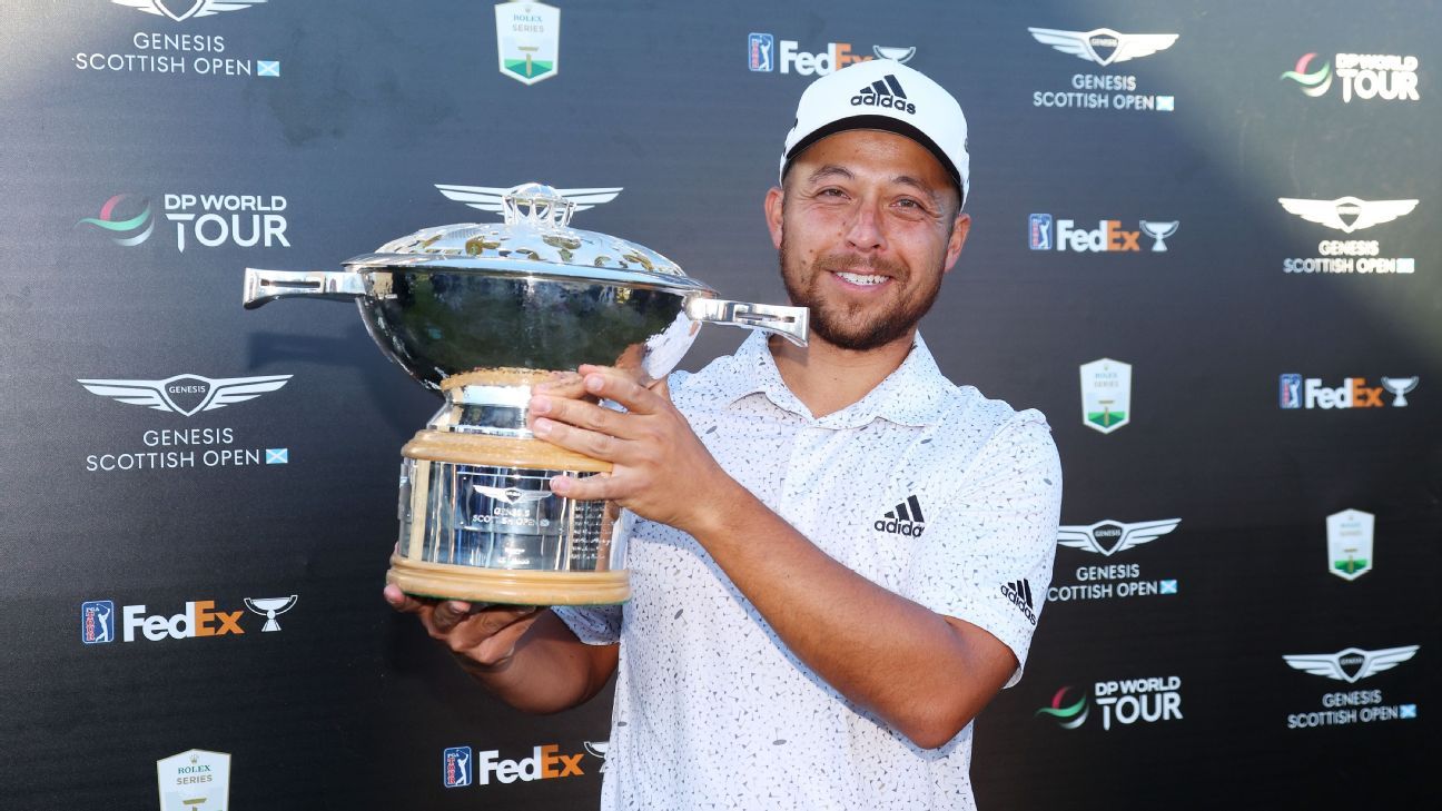 فاز Xander Schauffele ببطولة اسكتلندا المفتوحة للمرة الرابعة خلال الـ 12 شهرًا الماضية