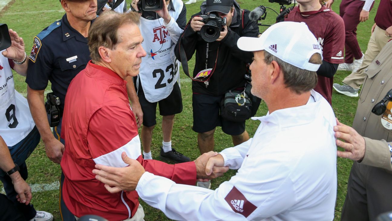 Faculty soccer’s greatest offseason quotes, from Nick Saban and Jimbo Fisher to realignment