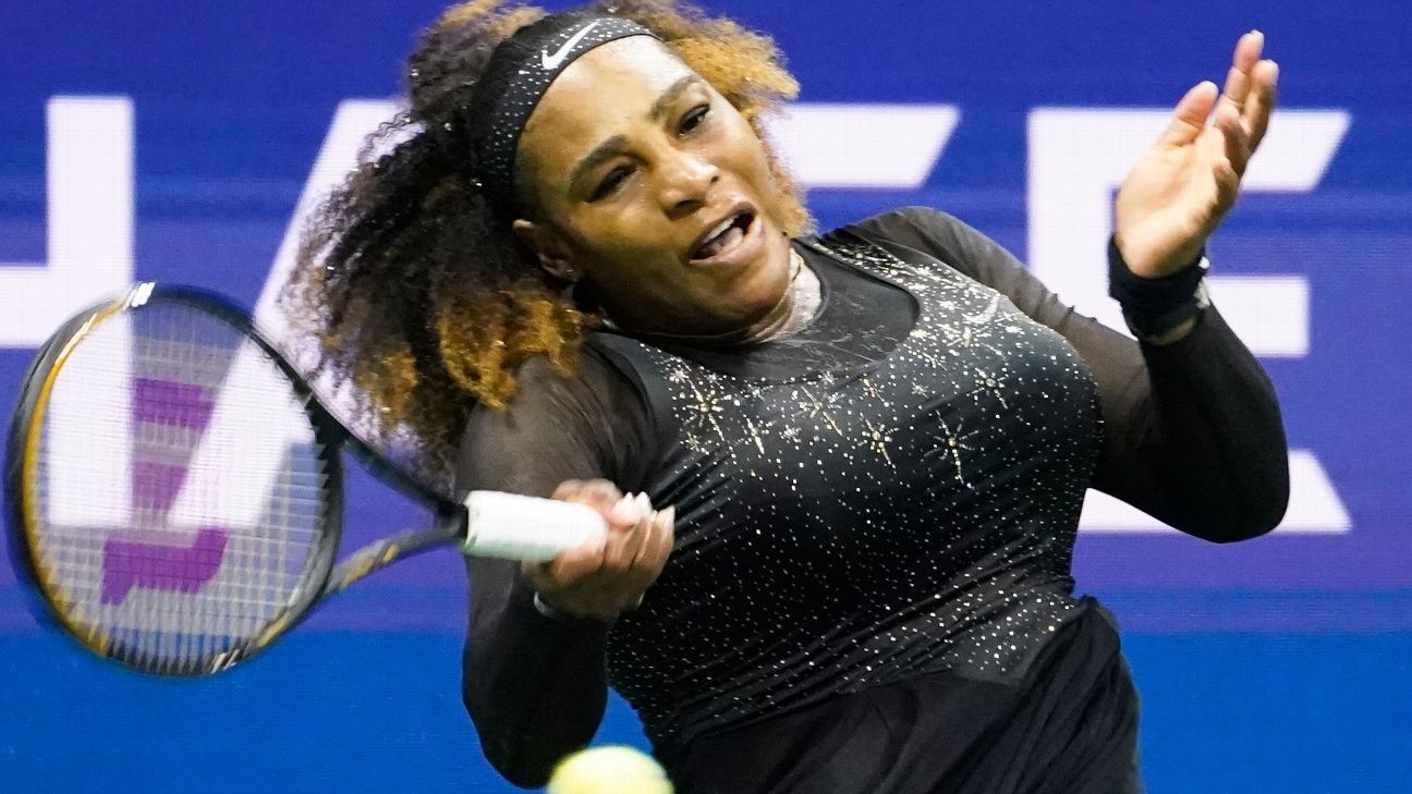 Serena Williams entame la course à l’US Open avec une victoire sur Danka Kovinic au stade Arthur Ashe