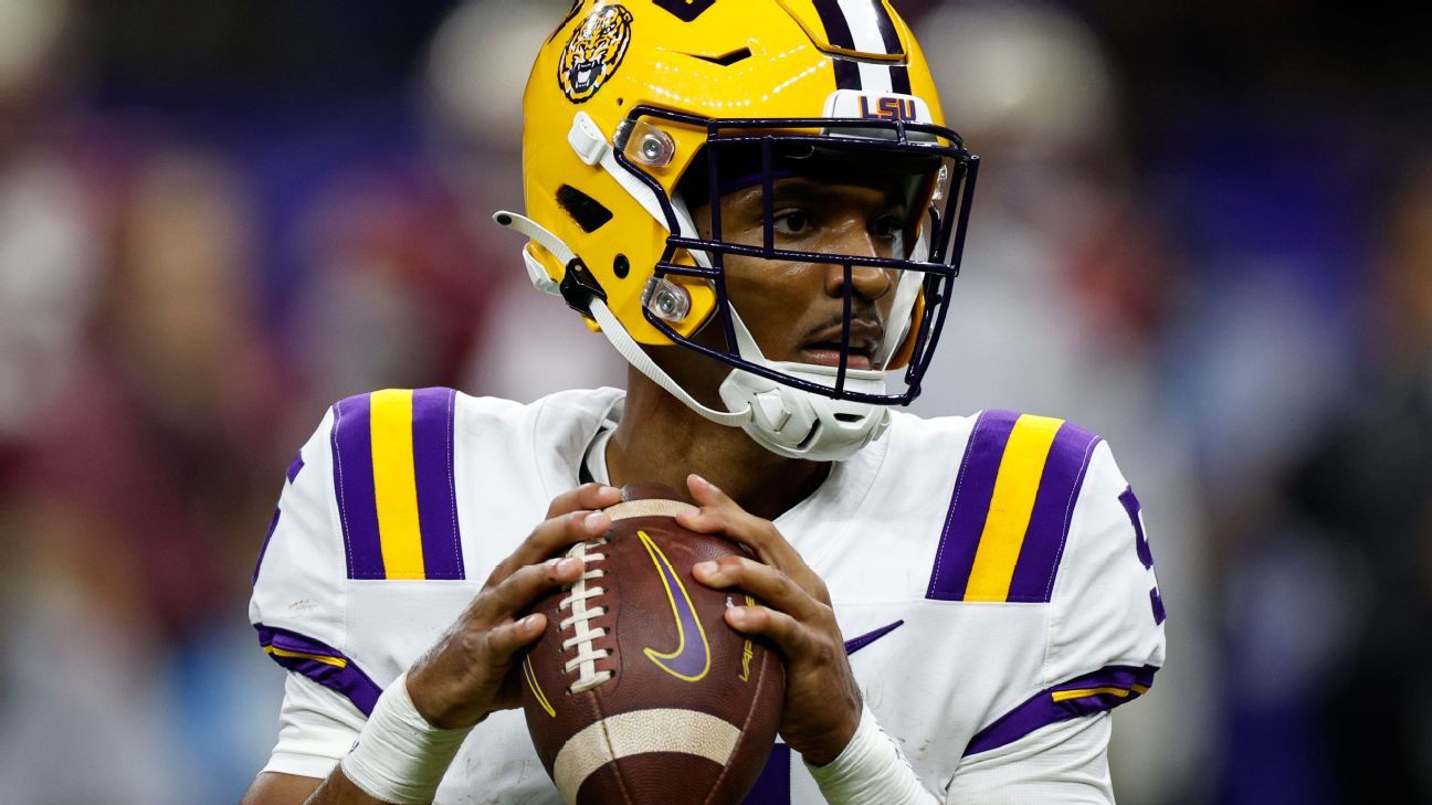 LSU QB Daniels (ankle) will play in SEC title game