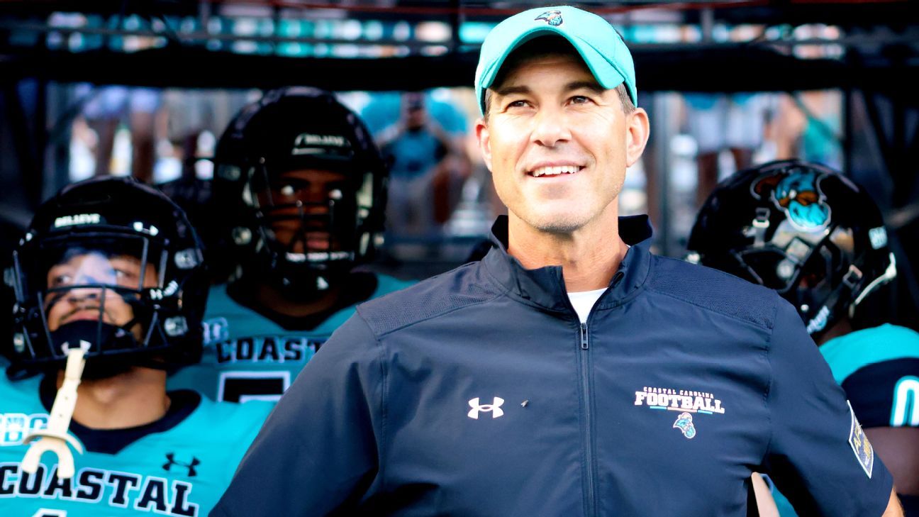 Coastal Carolina coach Jamey Chadwell turned a nook after ‘cringeworthy’ assembly with gamers