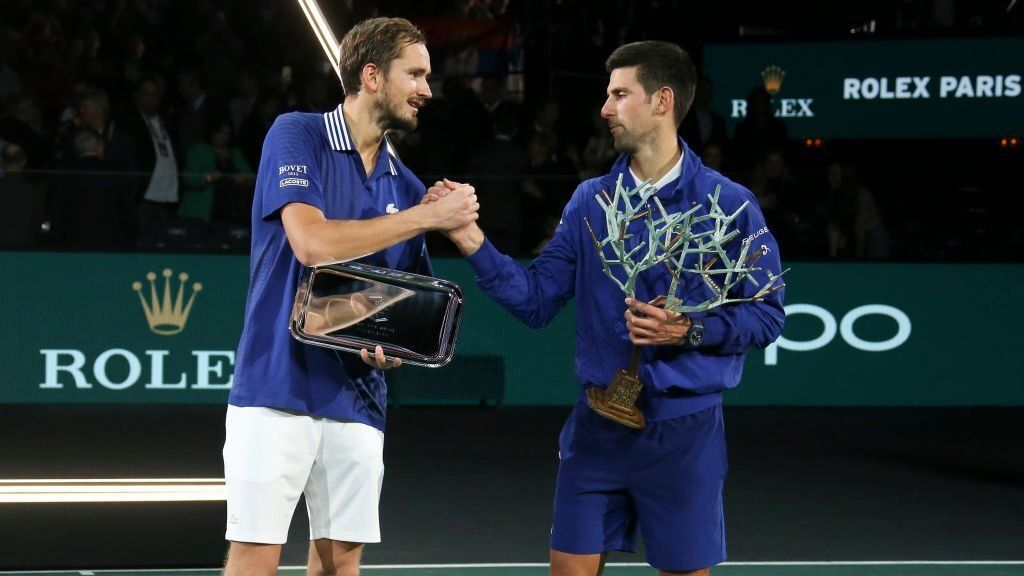 Djokovic e Medvedev hanno partecipato solo a due tornei nel 2022